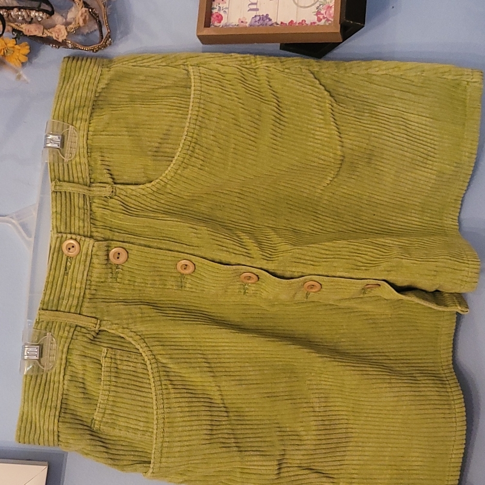 NY Jeans 80s vintage high rise corduroy skirt